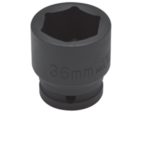 3/4" Drive USA Type 6-Point Impact Socket, SAE, Metric