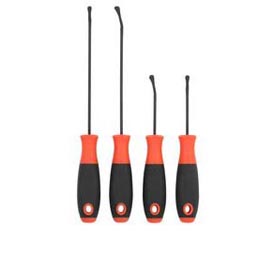 4 Piece O-Ring Pick Set, Spoon Type Hose and O-Ring Removal Set, Contour Tipped and Spoon Tipped O-Ring Picks