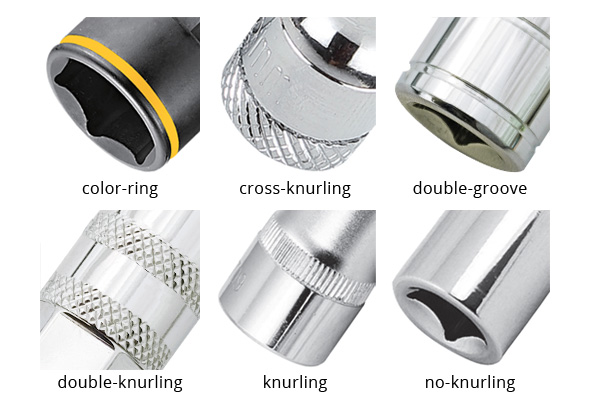 Knurling, Groove, Color Ring